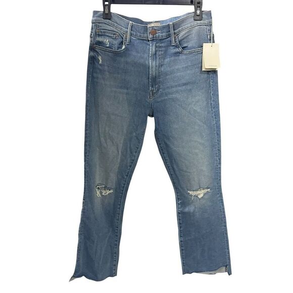 New Mother the Insider Crop Step Fray Jeans 31 Thrilling Shots